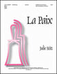 La Paix Handbell sheet music cover